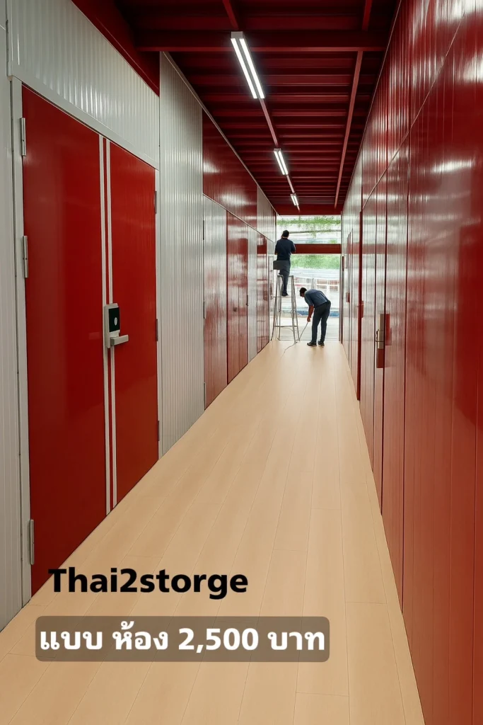 บ้านโล่งสะอาดหลังจากการจัดเก็บของเข้าห้องเก็บของ