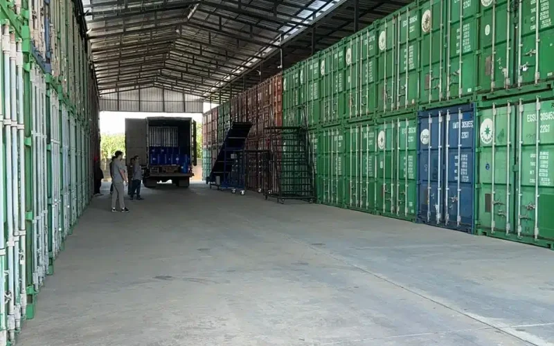 เแดดแรงของพังเก็บในร่ม ช่าที่เก็บของในร่ม ตู้คอนเทนเนอร์ให้เช่า Thai2Storage